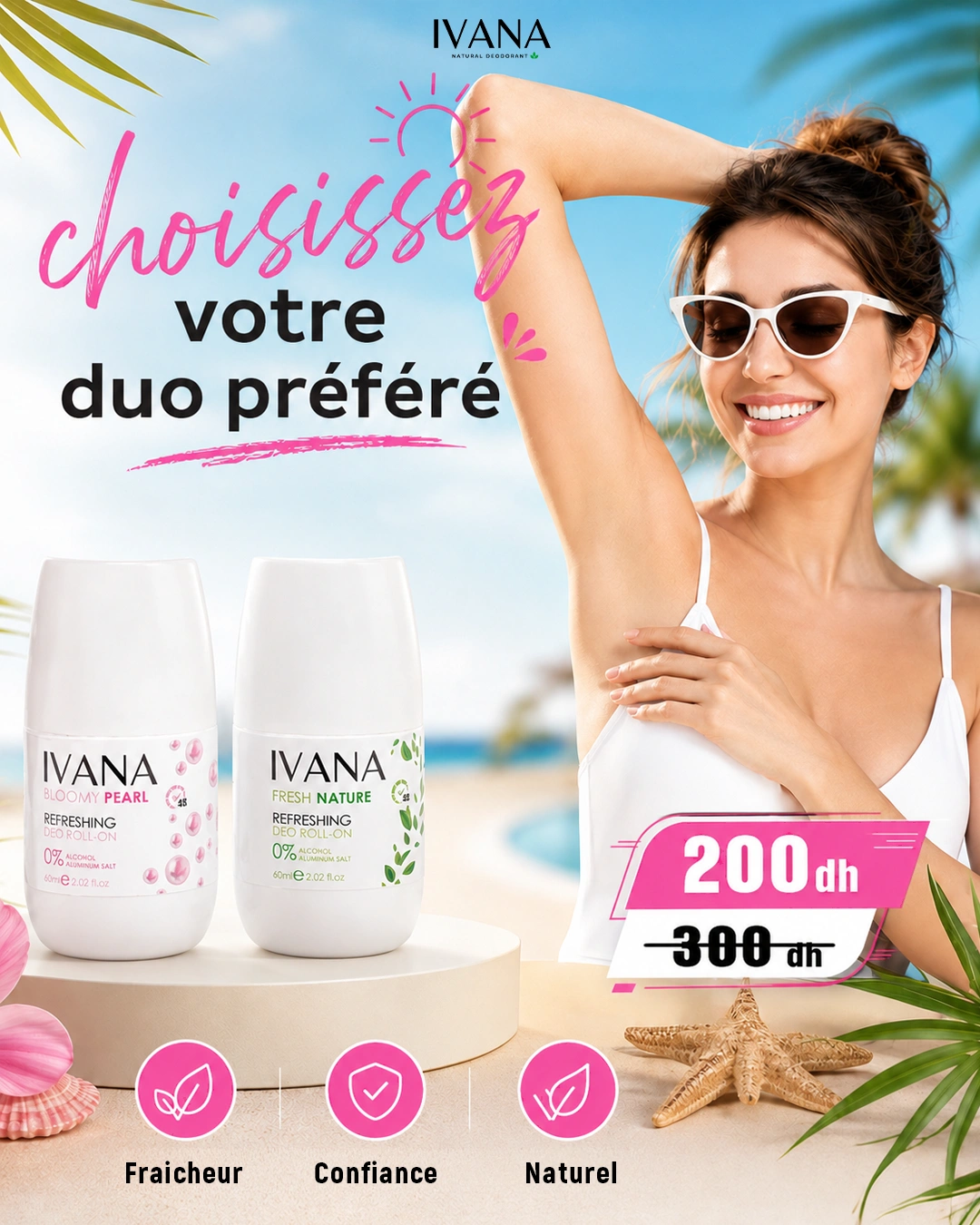 🌿 Duo Ivana – 48h de Fraîcheur &amp; Confiance