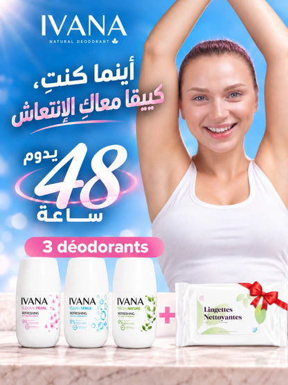 Pack Trio IVANA - 48h sans Mauvaises Odeurs