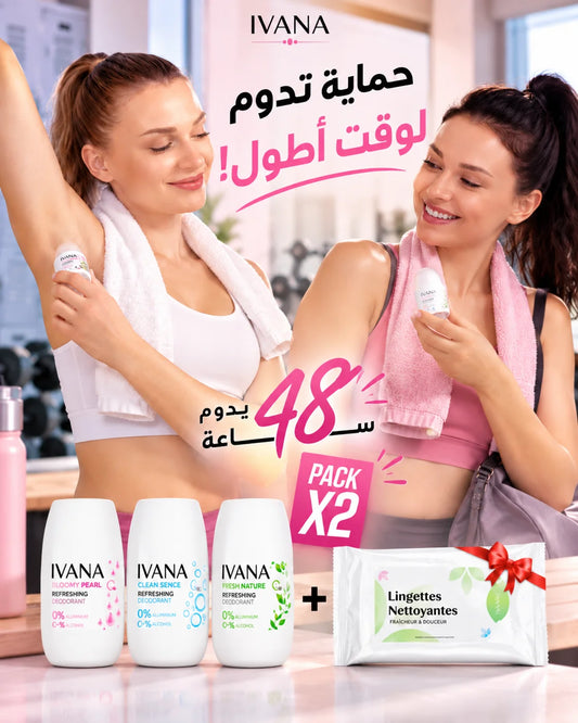 2 Pack Trio IVANA - 48h sans Mauvaises Odeurs